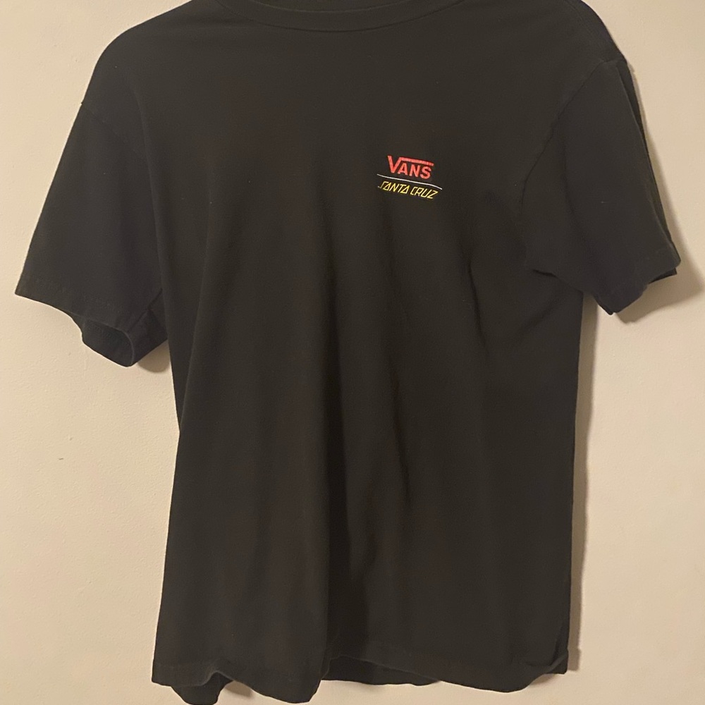 Vans Off the Wall Black Tee Shirt